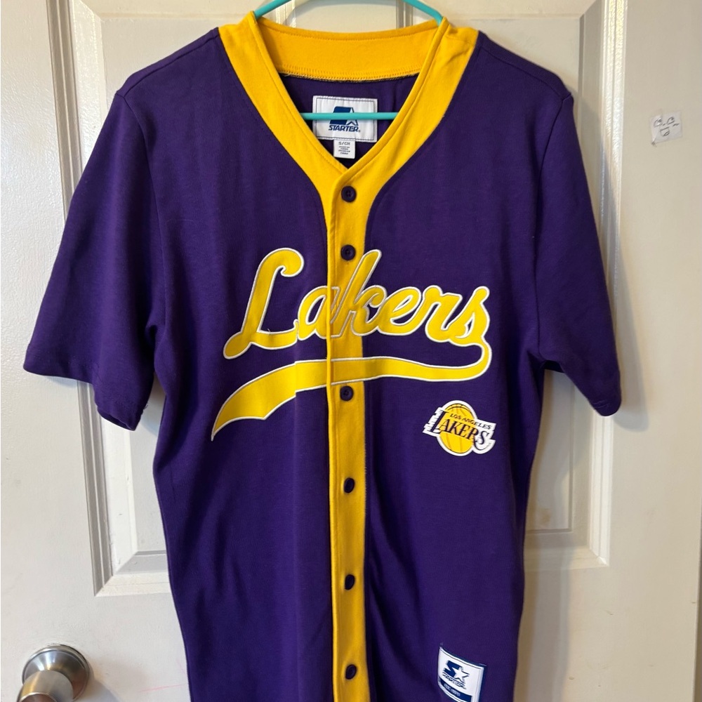 STARTERS Purple and Yellow Lakers Jersey Size S/CH #Lakers #NBA #Basketball